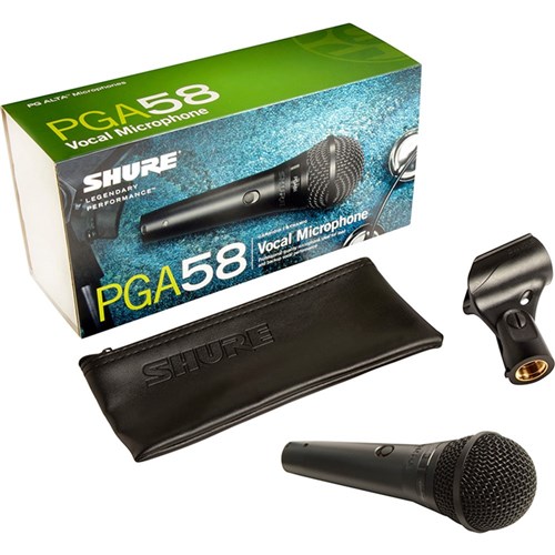 Shure PG Alta PGA58 Cardioid Dynamic Vocal Mic (QTR)