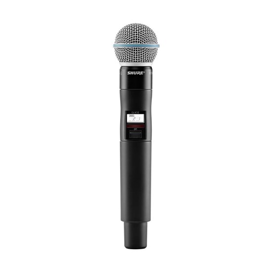 Shure QLXD2/Beta58 Handheld Wireless Digital Transmiter (K52 Band 606-670MHz)