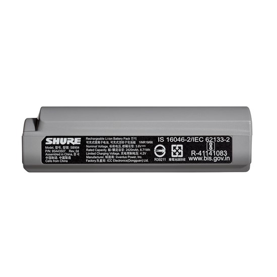 Shure SB904 Lithium-Ion Rechargeable Battery