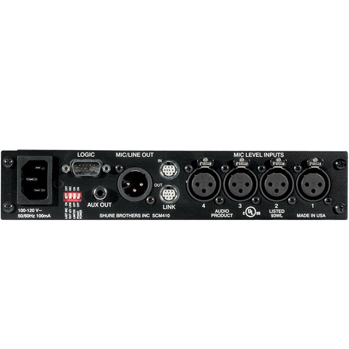 Shure SCM410 Four Channel Automatic Microphone Mixer