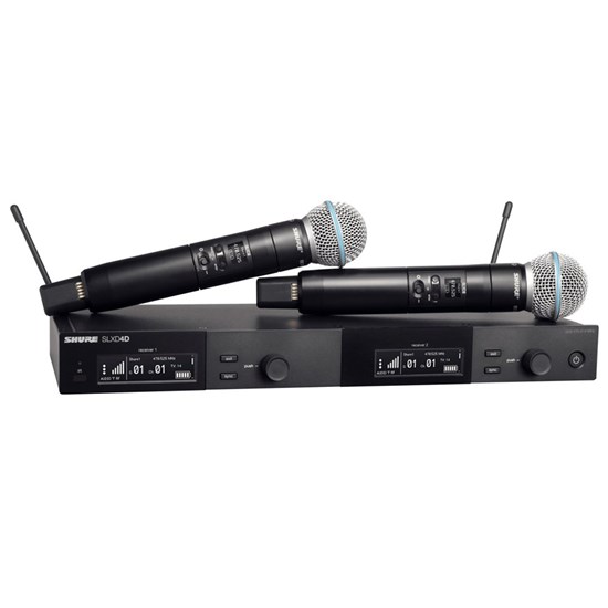 Shure SLXD24D/B58L57 Dual Digital Handheld Wireless System (L57 Band)