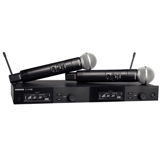 Shure SLX-D-24D/SM58 Digital SM58 Dual Handheld Wireless System (H57 Band)