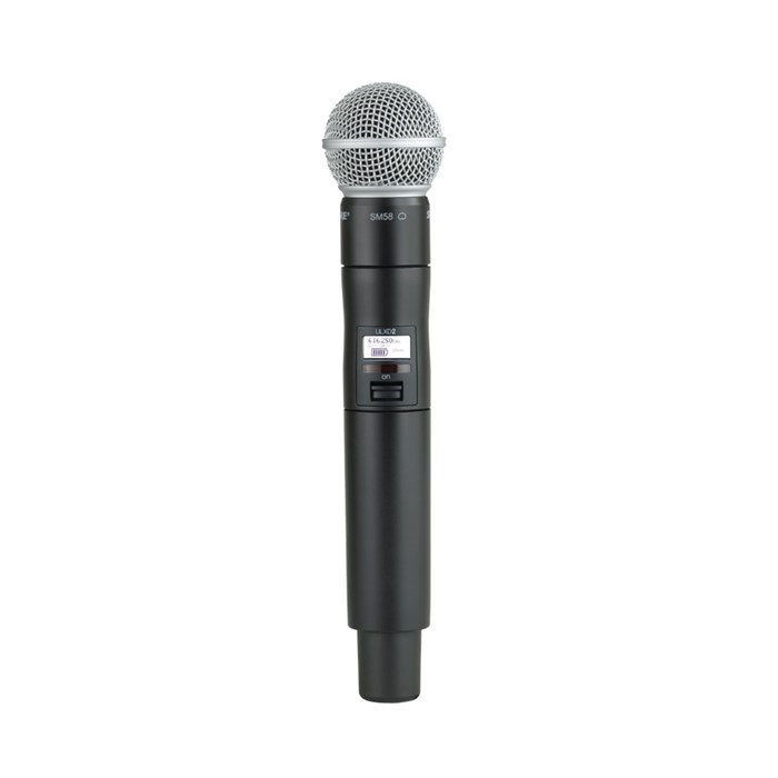 Shure ULXD2/SM58 Handheld Mic Transmitter w/ SM58 Capsule (Frequency Band H51)