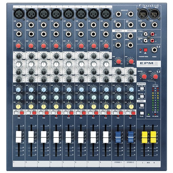 Soundcraft EPM8 8-Channel Analog Mixer