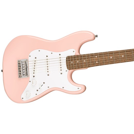 Squier Mini Stratocaster Laurel Fingerboard (Shell Pink)