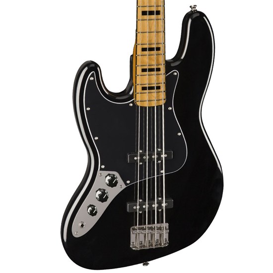 Squier Classic Vibe '70s Jazz Bass Left-Hand Maple Fingerboard (Black)