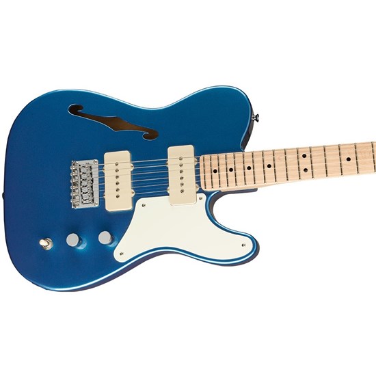 Squier Paranormal Cabronita Telecaster Thinline Maple FB (Lake Placid Blue)