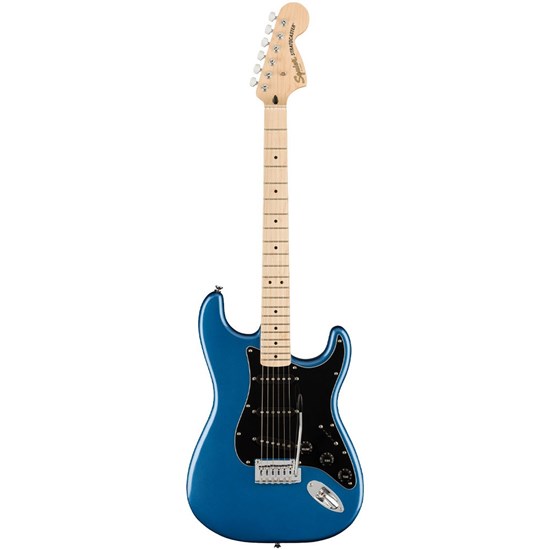 Squier Affinity Stratocaster Maple Fingerboard Black Pickguard (Lake Placid Blue)