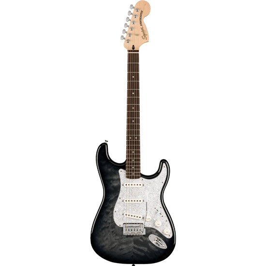 Squier Affinity Stratocaster QMT FSR Laurel Fingerboard (Black Burst)