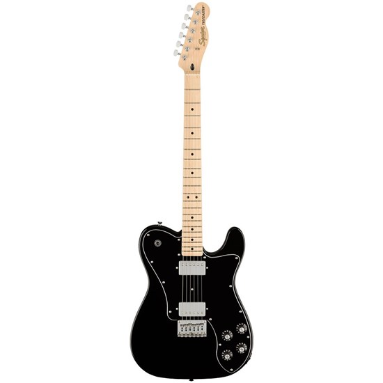 Squier Affinity Telecaster Deluxe Maple Fingerboard Black Pickguard (Black)