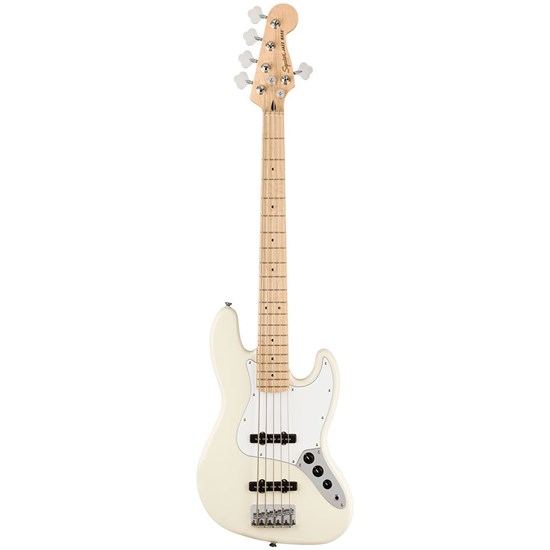 Squier Affinity Jazz Bass V Maple Fingerboard (Olympic White)