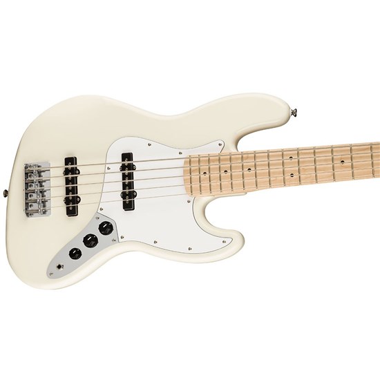 Squier Affinity Jazz Bass V Maple Fingerboard (Olympic White)