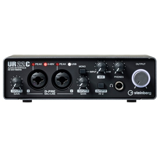 Steinberg UR22C 2x2 USB 3.0 Audio Interface w/ 2x D-Pres & 32-bit/192kHz Support