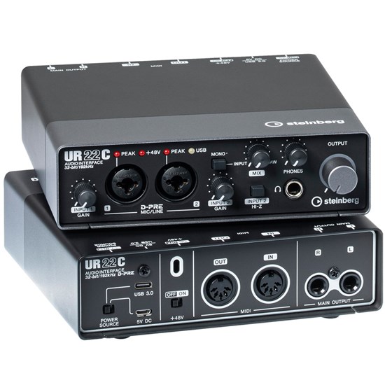 Steinberg UR22C 2x2 USB 3.0 Audio Interface w/ 2x D-Pres & 32-bit/192kHz Support