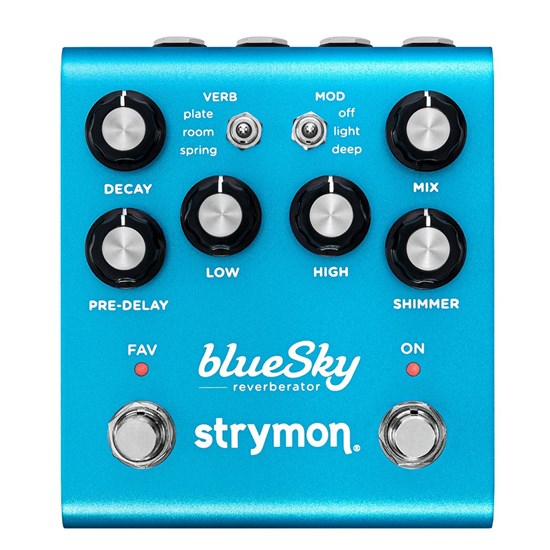 Strymon blueSky 2 Reverberator Pedal