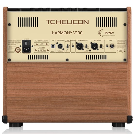 TC Helicon Harmony V100 100 Watt 2-Channel Acoustic Amplifier w/ Vocal Processing