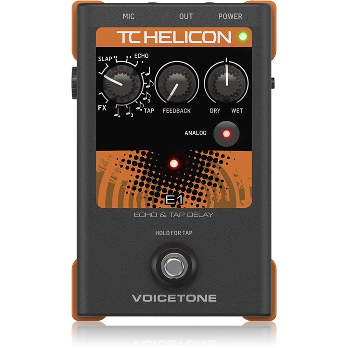 TC Helicon VoiceTone E1 Vocal Echo Effects