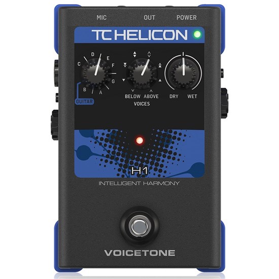 TC Helicon VoiceTone H1 Realistic Guitar Controlled Intelligent Harmony