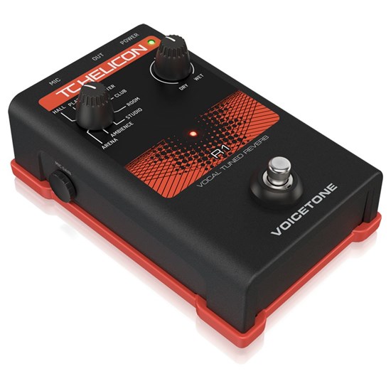 TC Helicon VoiceTone R1 Studio-Quality Live Vocal Reverb Pedal