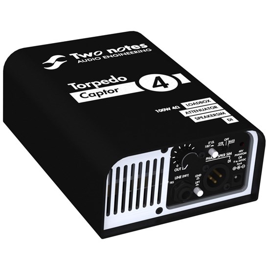 Two Notes Torpedo Captor 4 Compact Loadbox, Attenuator & Amp DI (4 ohm)