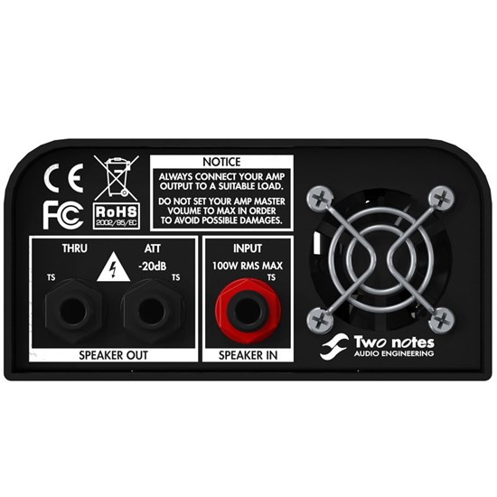 Two Notes Torpedo Captor 8 Compact Loadbox, Attenuator & Amp DI (8 ohm)