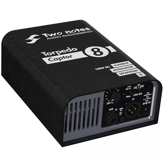 Two Notes Torpedo Captor 8 Compact Loadbox, Attenuator & Amp DI (8 ohm)