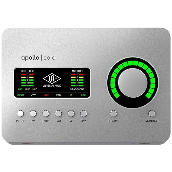 Universal Audio Apollo Solo TB3 HERITAGE EDITION Audio Interface w/ US$2.5k Plugins