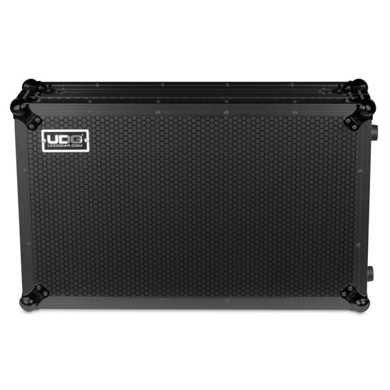 UDG Ultimate Flight Case for Pioneer DDJREV7 Black Plus w/ Laptop Shelf & Wheels