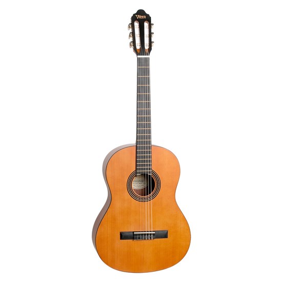 Valencia VC204HL 200 Series Hybrid Left Hand 4/4 Nylon String (Antique Natural)