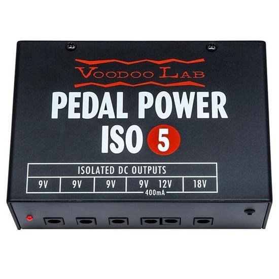 Voodoo Lab Pedal Power ISO-5 5 Outlet Isolated Power Supply for DC Pedals