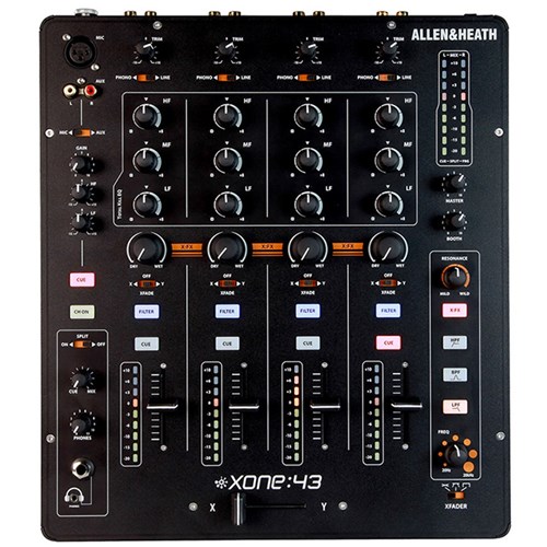 Allen & Heath Xone:43 Analogue 4 Channel DJ Mixer