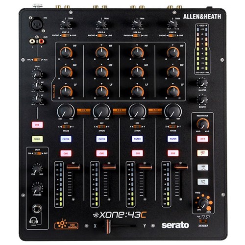 Allen & Heath Xone:43C Traktor & Serato Friendly 4 Channel DJ Mixer