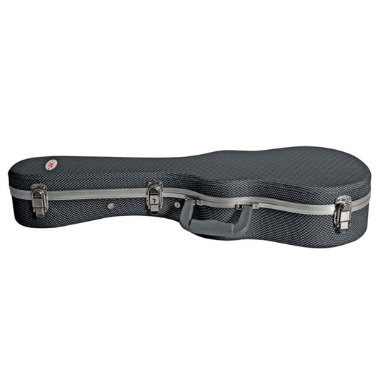 Xtreme Concert Ukulele Case ABS w/ Grey Diamond Pattern 20mm foam grey plush lining