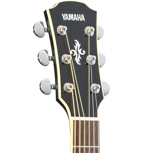 Yamaha APX700II Thin-Line Acoustic Guitar w/ Solid Top Cutaway & Pickup (Black)