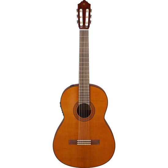 Yamaha CGX122MC Classical Guitar w/ pickup & Solid Cedar Top (Natural Matte Finish)