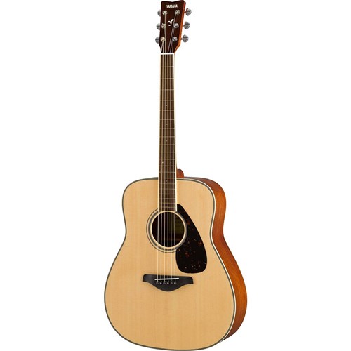 Yamaha FG820 Acoustic Dreadnought w/Solid Spruce Top (Natural)