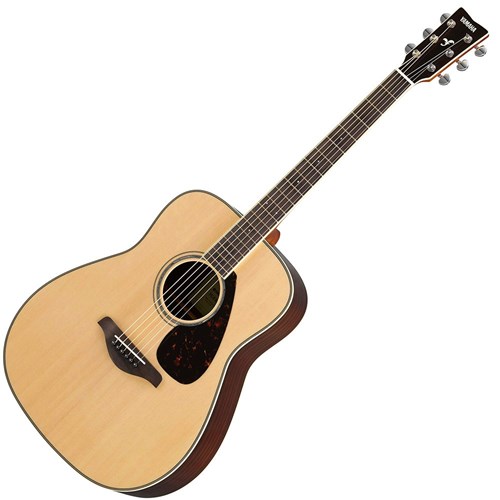 Yamaha FG830 Acoustic Dreadnought w/Solid Spruce Top (Natural)