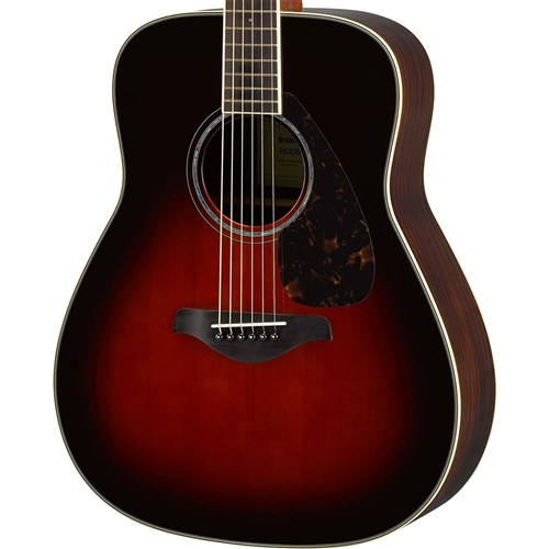 Yamaha FG830 Acoustic Dreadnought w/Solid Spruce Top (Tobacco Brown Sunburst)