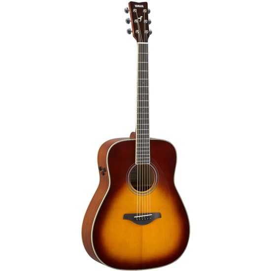 Yamaha FGTA TransAcoustic Guitar w/ Solid Top, Reverb & Chorus (Brown Sunburst)