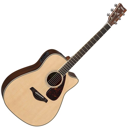 Yamaha FGX830C Electric-Acoustic Dreadnought w/Cutaway (Natural)