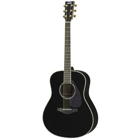 Yamaha LL16D ARE All Solid Acoustic Guitar w/ Pickup (Black) inc Hard Bag
