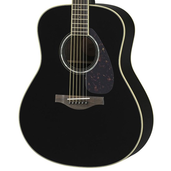 Yamaha LL6 ARE Jumbo Acoustic Guitar w/ Solid Spruce Top & Pickup (Black) inc Hard Bag