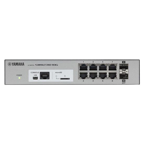 Yamaha SWR2310-10G L2 Series Intelligent RJ45 Switch w/ 10 Ports