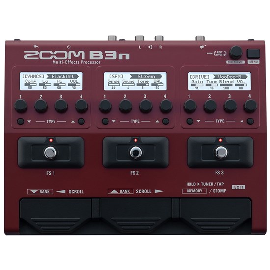 Zoom B3N Bass Effects & Amp Simulator