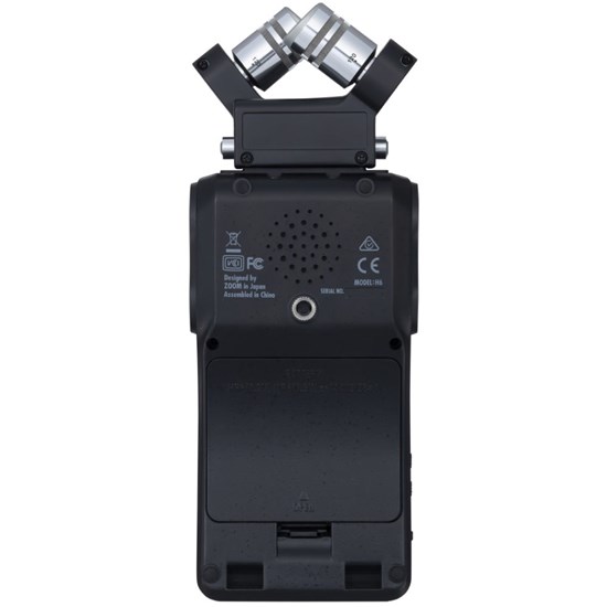 Zoom H6 Black Handy Recorder For Live, Podcast, Studio & More