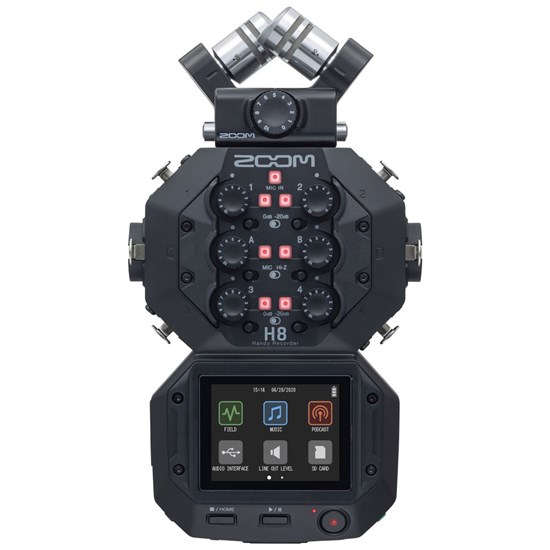 Zoom H8 Handy Recorder For Podcasting, Multi-track & Field Recording