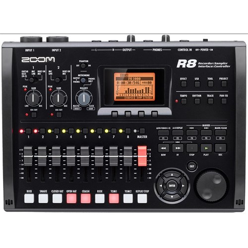 Zoom R8 Multi-Track Recorder : Interface : Controller : Sampler