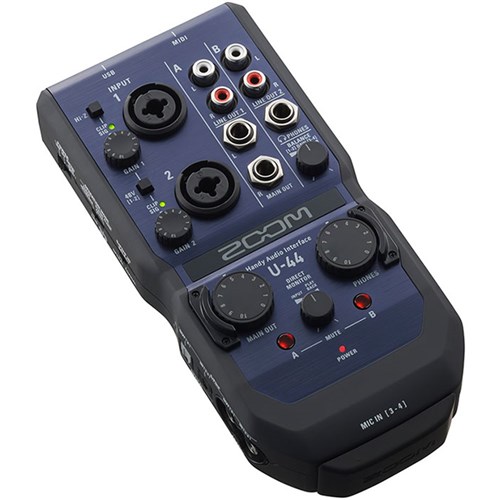 Zoom U 44 4-In/4-out Handy Audio Interface